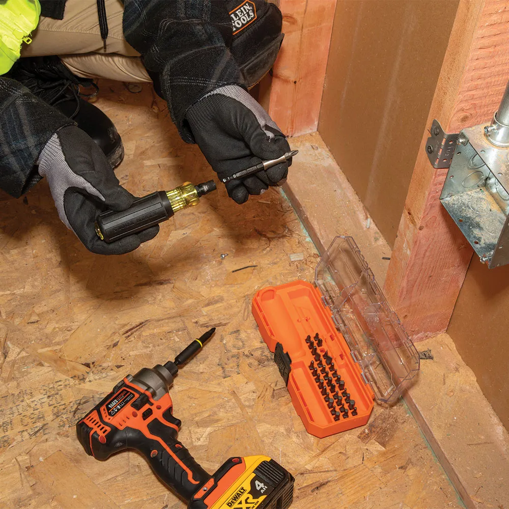 Juego de desarmadores multipunta/desarmadores de caja resistentes al impacto KNECT™, 46 piezas